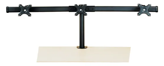 VALUE Triple LCD Arm - Befestigungskit (Schwenkarm, C-Klammer, 5 Drehgelenke) - für 3 LCD-Anzeigen - Schwarz, Ansicht 2