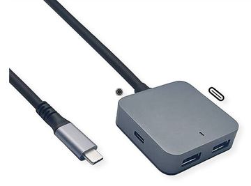 VALUE USB3.2 Gen1 Hub 4fach 2x A+ C Verl.kabel 3m von LumaTech