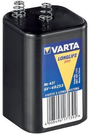 Varta Longlife Plus 431 - Batterie - Zinkchlorid von LumaTech