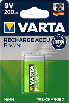 Varta Power Accu - Batterie 9V - NiMH - (wiederaufladbar) von LumaTech
