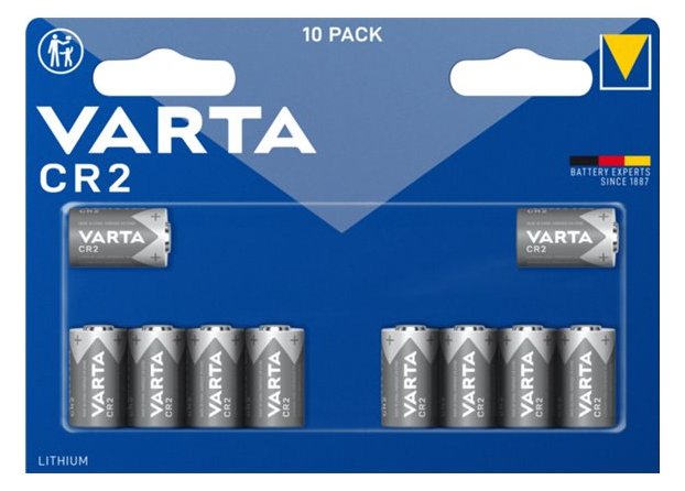 Varta Professional - Batterie - zylindrisch 10 x CR2 von LumaTech