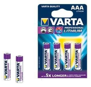 Varta Professional - Batterie 4 x AAA - Li von LumaTech