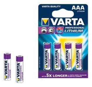Varta Professional - Batterie 4 x AAA - Li von LumaTech