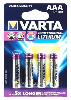 Varta Professional - Batterie 4 x AAA - Li, Ansicht 2