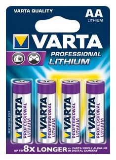 Varta Professional Lithium - Batterie 4 x AA-Typ, Ansicht 2