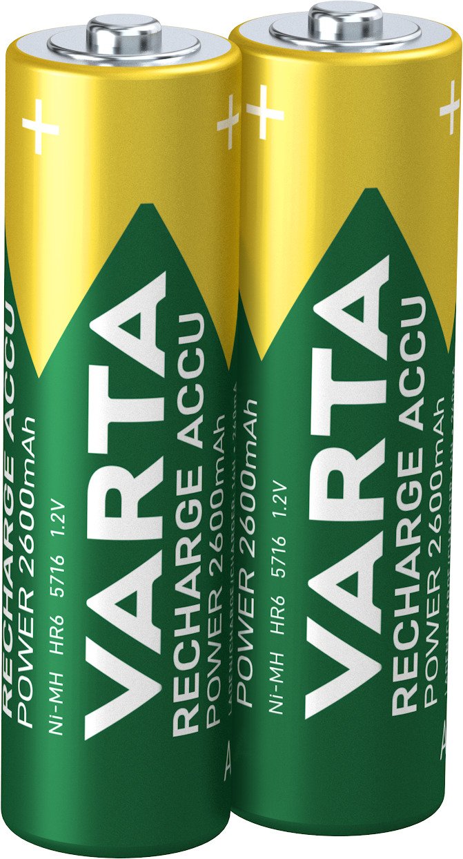 Varta Rechargable Accu - Batterie 2 x AA-Typ - NiMH - (wiederaufladbar) von LumaTech