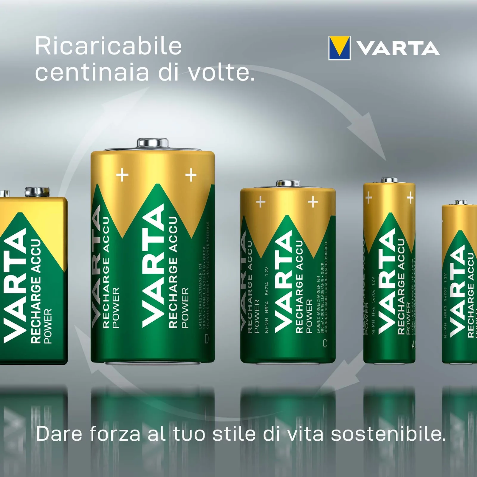 Varta Rechargable Accu - Batterie 2 x AA-Typ - NiMH - (wiederaufladbar), Ansicht 2