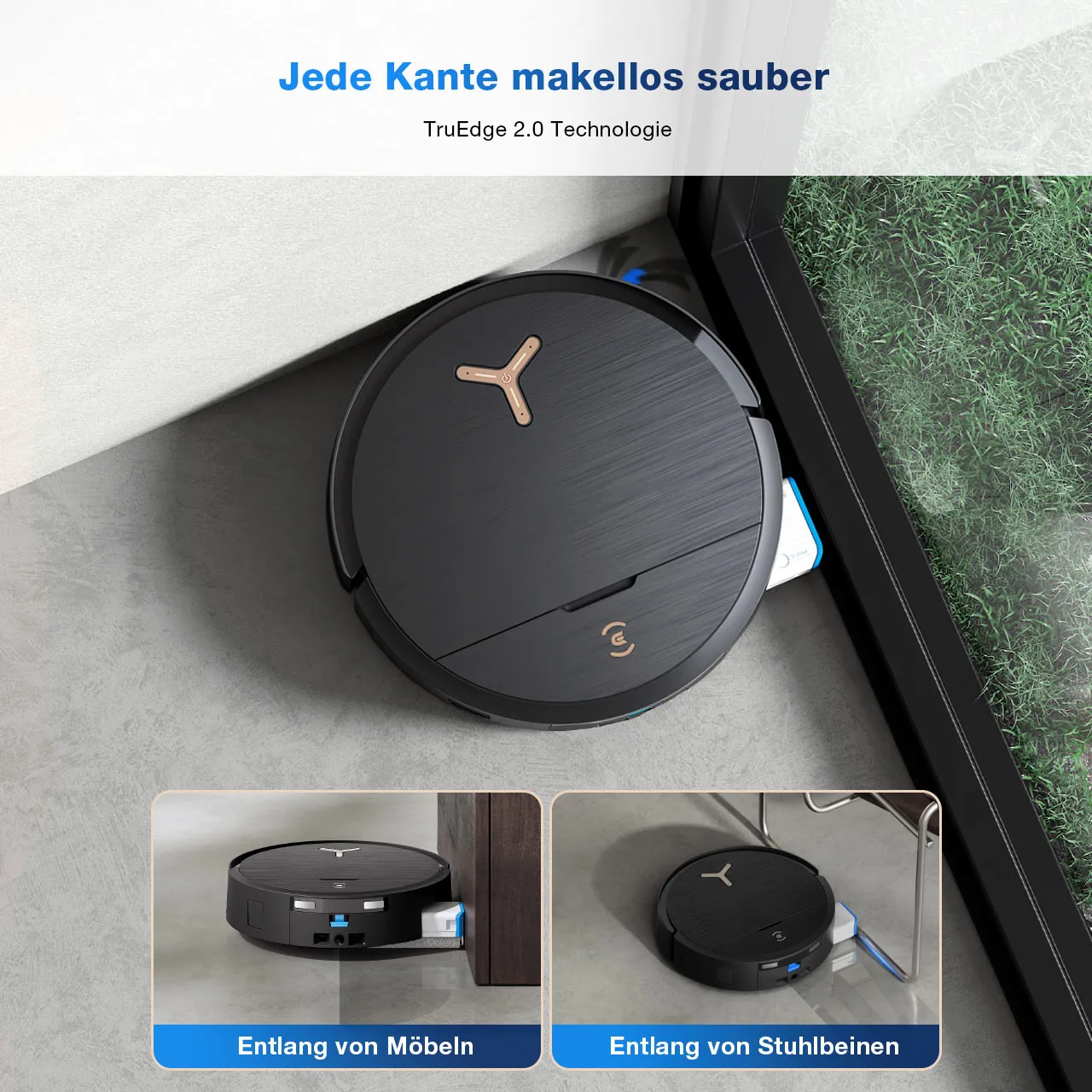 Ecovacs Deebot X9 Pro Omni Saugroboter mit Wischfunktion black, Ansicht 4