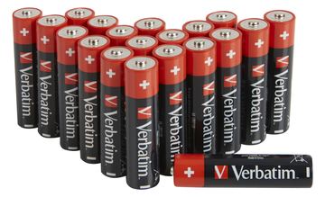 Verbatim Batterie 20 x AA / LR06 - Alkalisch von LumaTech
