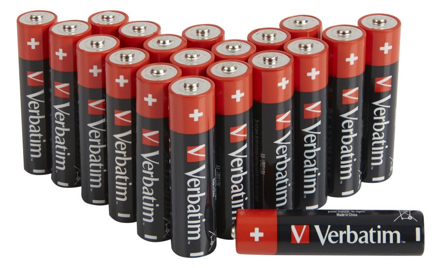 Verbatim Batterie 20 x AA / LR06 - Alkalisch von LumaTech