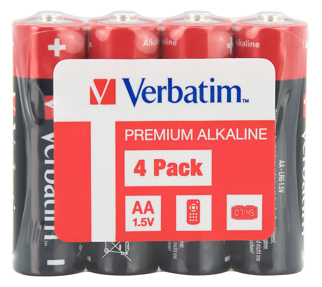 Verbatim Batterie 4 x AA / LR6 - Alkalisch von LumaTech