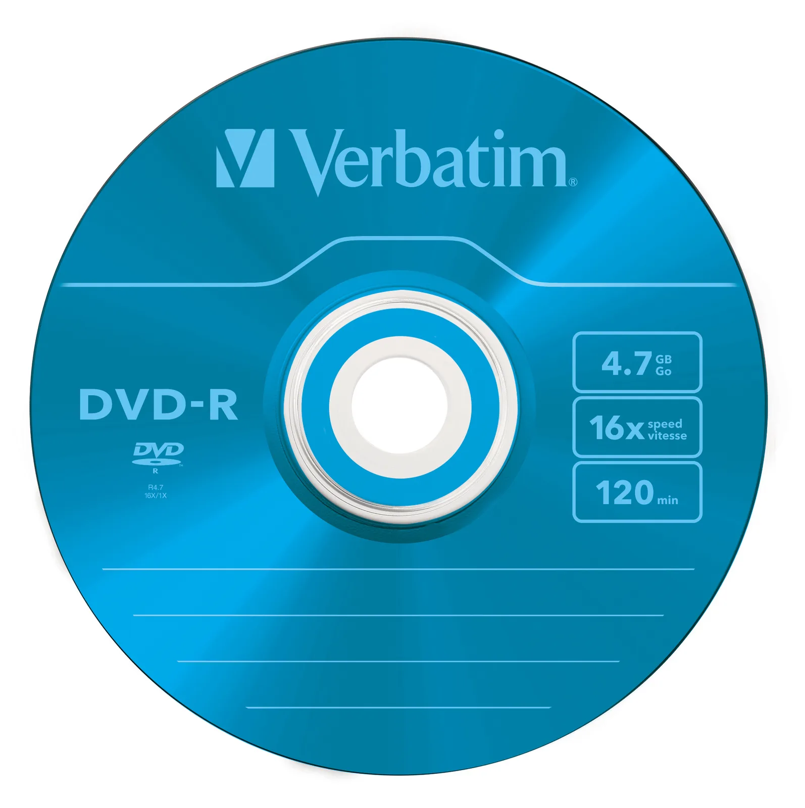 Verbatim Colours - 5 x DVD-R - 4.7 GB 16x, Ansicht 2