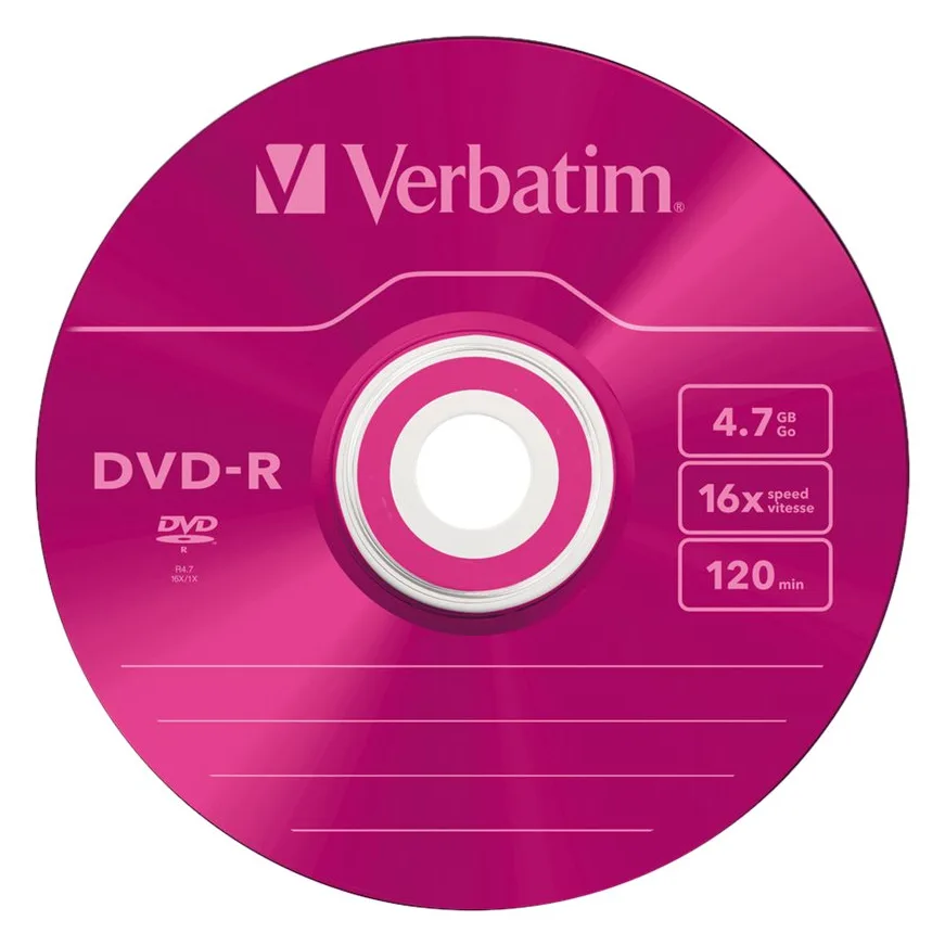 Verbatim Colours - 5 x DVD-R - 4.7 GB 16x, Ansicht 4