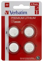 Verbatim CR2025 - Einwegbatterie - CR2025 - Lithium - 3 V - 4 Stück(e) - Silber, Ansicht 2