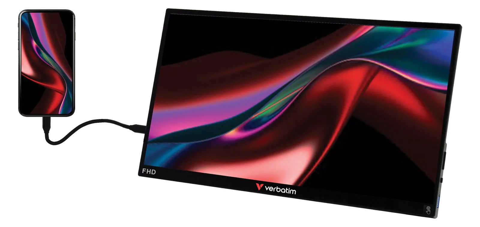 Verbatim PMT-15 - LED-Monitor - 39.6 cm (15.6), Ansicht 3