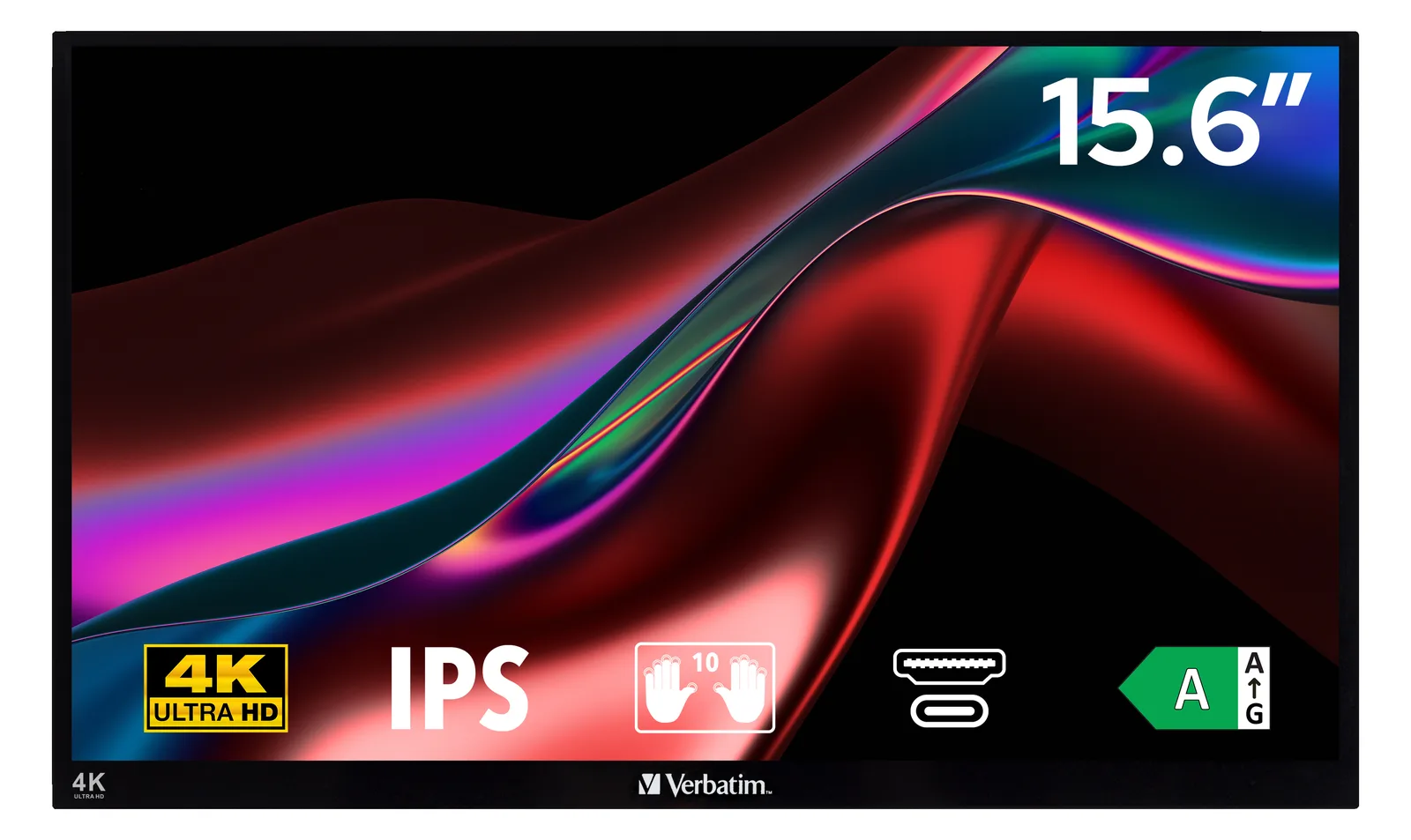 Verbatim PMT-15-4K - LCD-Monitor - 39.6 cm (15.6), Ansicht 3