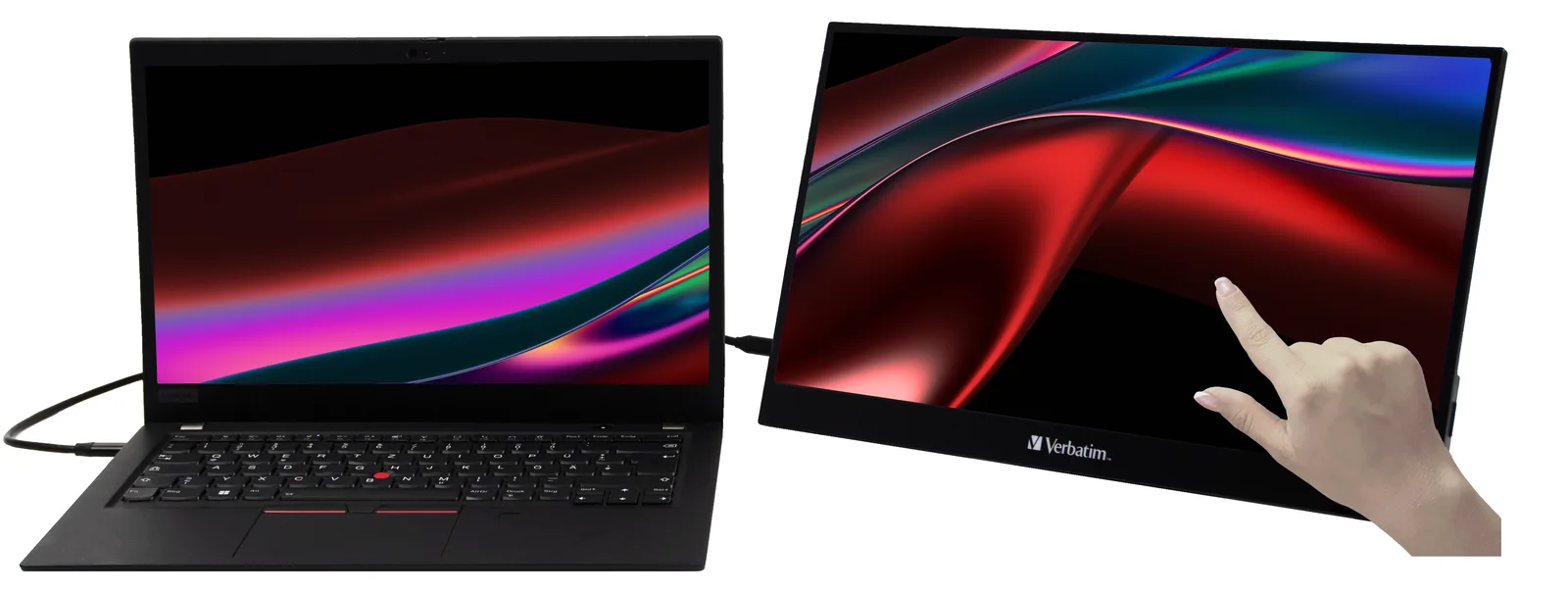 Verbatim PMT-15-4K - LCD-Monitor - 39.6 cm (15.6), Ansicht 4