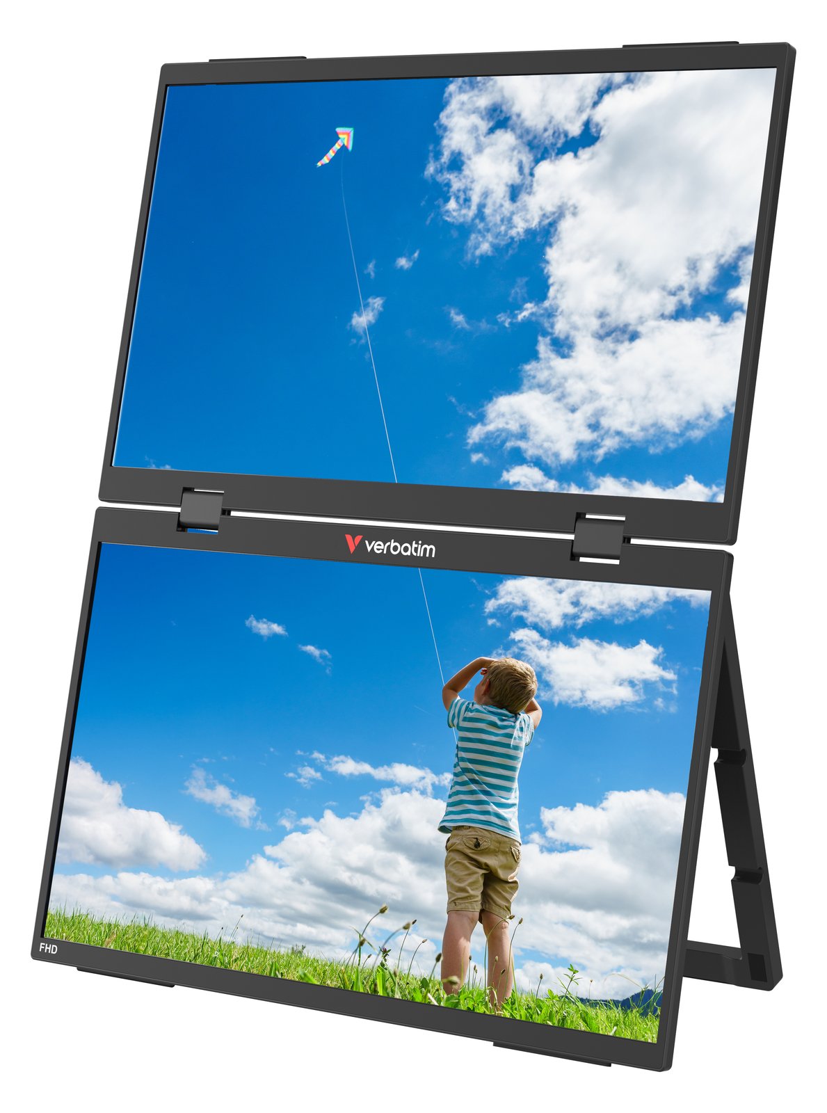 Verbatim Portable 15.6 FHD Dual Monitor Essentials