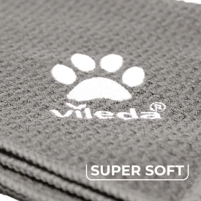 Vileda Pet Pro Microfaser-Handtuch XL grau Groesse XL 65 x 100cm, Ansicht 3