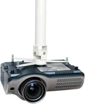 Vision TM-1200 - Befestigungskit ( Deckenmontage ) für Projektor - Satin White von LumaTech