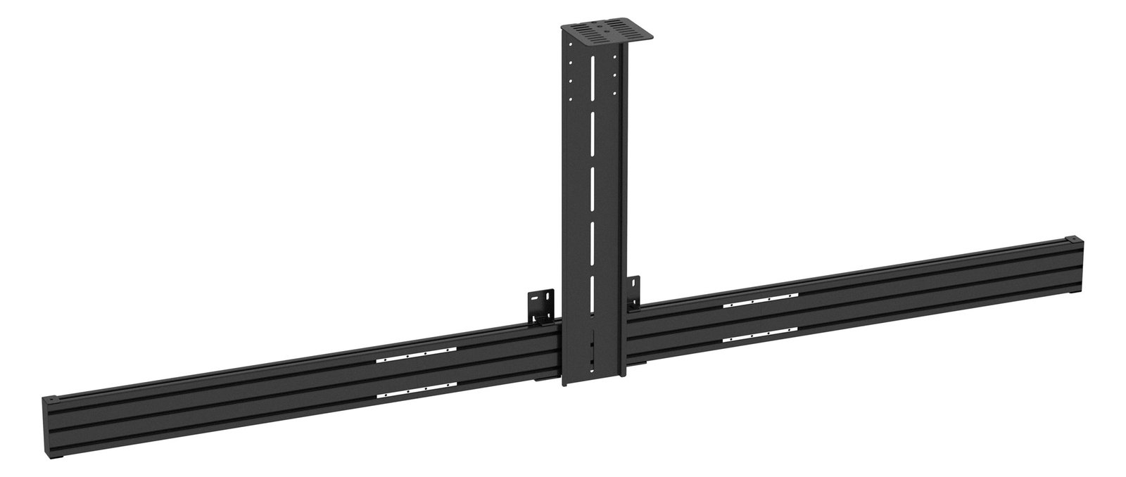Vision VFM-F50_DL - Montagekomponente (Schiene) - für 2 LCD-/Plasma-Konsolen bis zu 86 - Aluminium - Schwarz