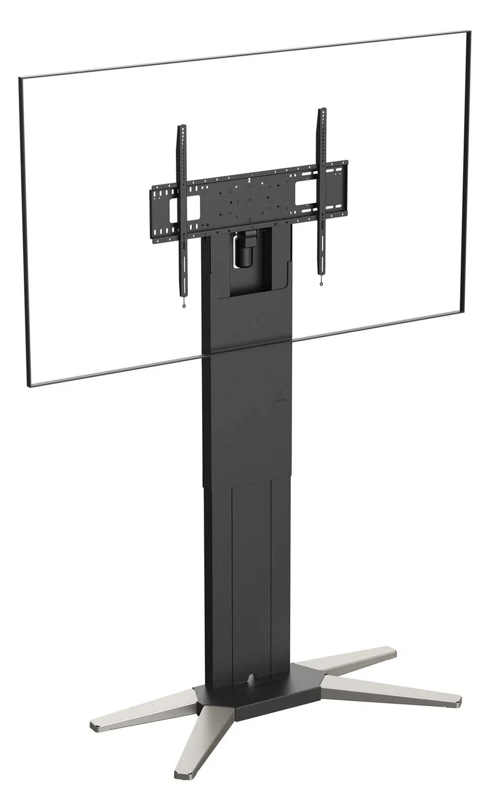 Vision Wagen - motorisiert - für Flachbildschirm zwischen 47 und 90 - Trolley - Stahl - mattschwarz, Ansicht 4