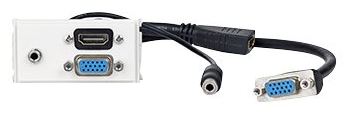 VivoLink WI221270 - HDMI + VGA + 3.5mm - Weiß - 50 g - 158 mm - 116 mm - 54 mm von LumaTech