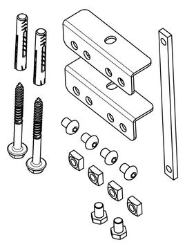Vogel's Connect-It PFA 9126 PFB 34XX - Befestigungskit (Halterungs-Set) von LumaTech