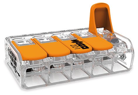 WAGO 221-615 - 450 V - Orange - Transparent - 1 Stück(e)
