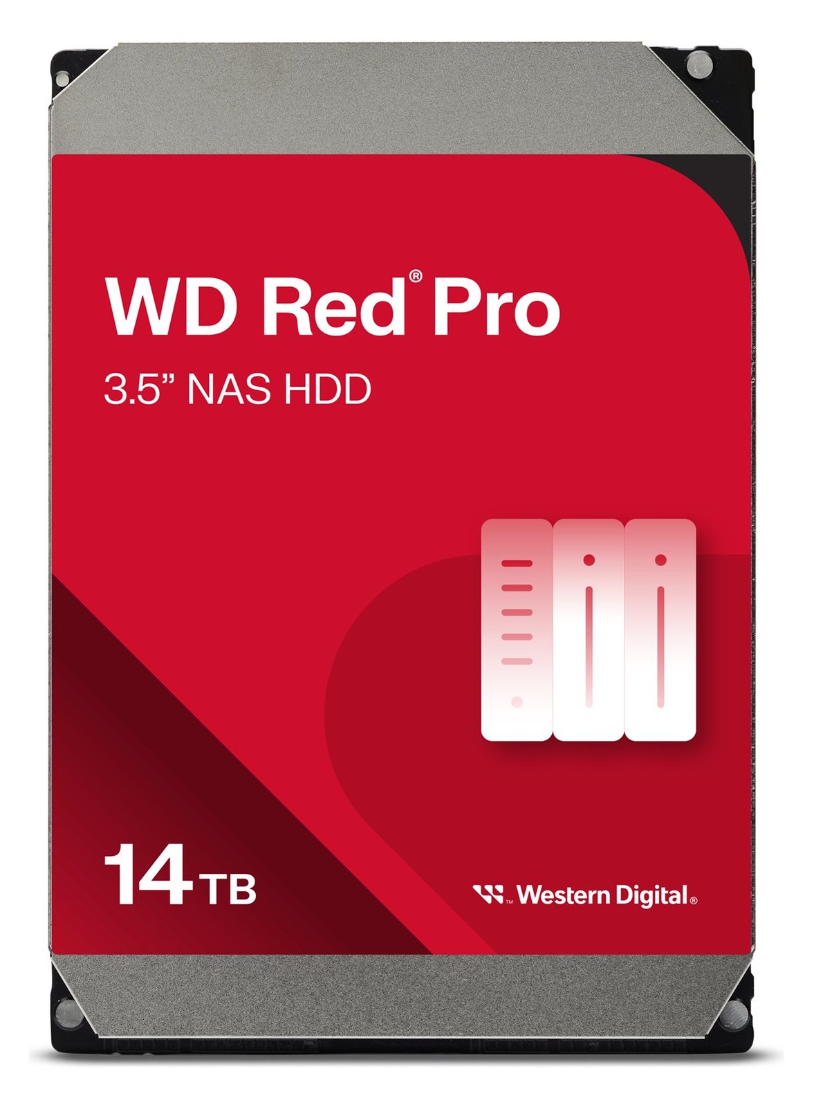 WD Red Pro WD142KFGX - Festplatte - 14 TB - intern - 3.5 (8.9 cm)