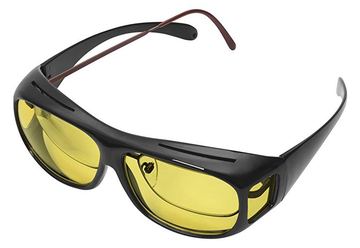 WEDO Nachtsicht-Überziehbrille sw Polarized gelb getönt von LumaTech