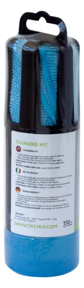 EFB Elektronik Reinigungsspray mit blauem Tuch, Ansicht 4