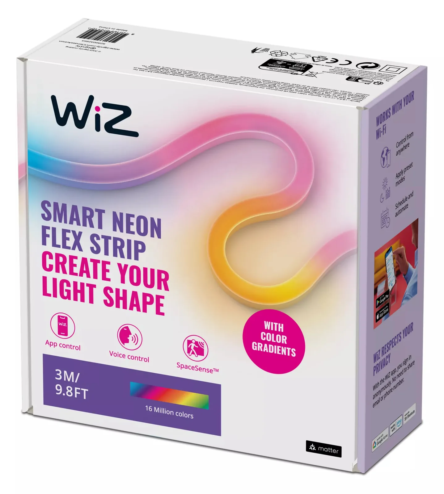 WIZCONNECTED FlexStrip Tunable White & Color 3 m Einzelpack, Ansicht 2