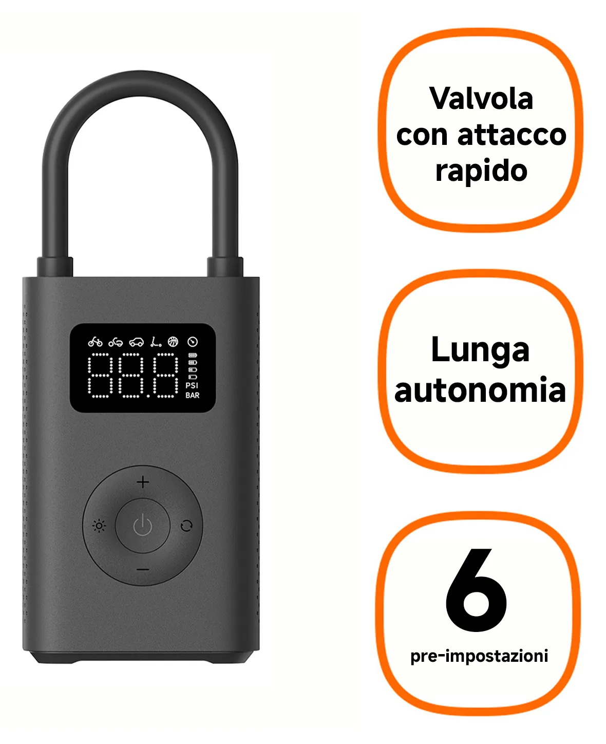 Xiaomi MJCQB06QW, 10 bar, 490 g, Ansicht 2