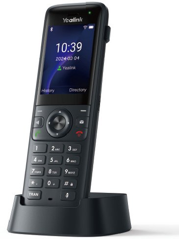 Yealink ax83H - Schnurloses VoIP-Telefon - mit Bluetooth-Schnittstelle mit Rufnummernanzeige/Anklopffunktion