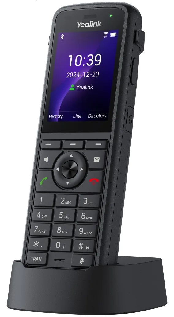Yealink AX86R - Schnurloses VoIP-Telefon - mit Bluetooth-Schnittstelle mit Rufnummernanzeige/Anklopffunktion, Ansicht 2