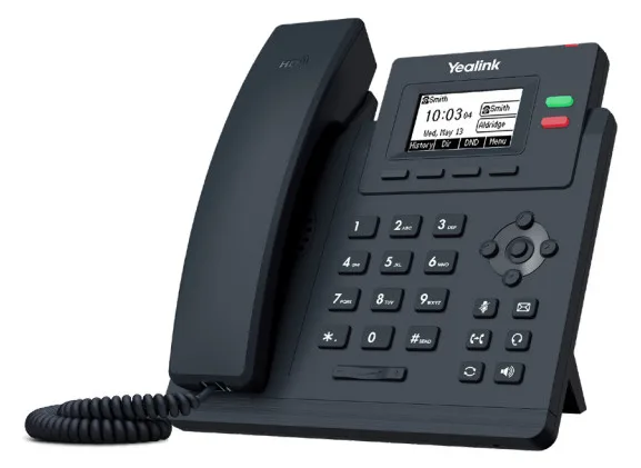 Yealink SIP-T31W - VoIP-Telefon mit Rufnummernanzeige - IEEE 802.11a/b/g/n/ac (Wi-Fi), Ansicht 2