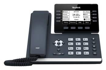 Yealink SIP-T53W - VoIP-Telefon - mit Bluetooth-Schnittstelle mit Rufnummernanzeige