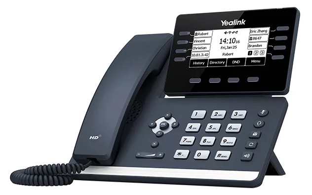 Yealink SIP-T53W - VoIP-Telefon - mit Bluetooth-Schnittstelle mit Rufnummernanzeige, Ansicht 2