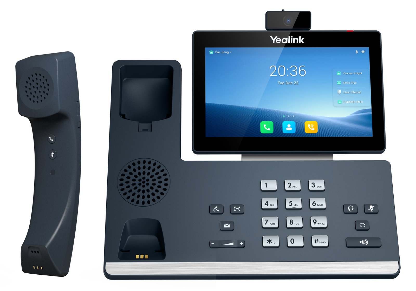 Yealink SIP-T58W PRO - VoIP-Telefon - mit Bluetooth-Schnittstelle mit Rufnummernanzeige