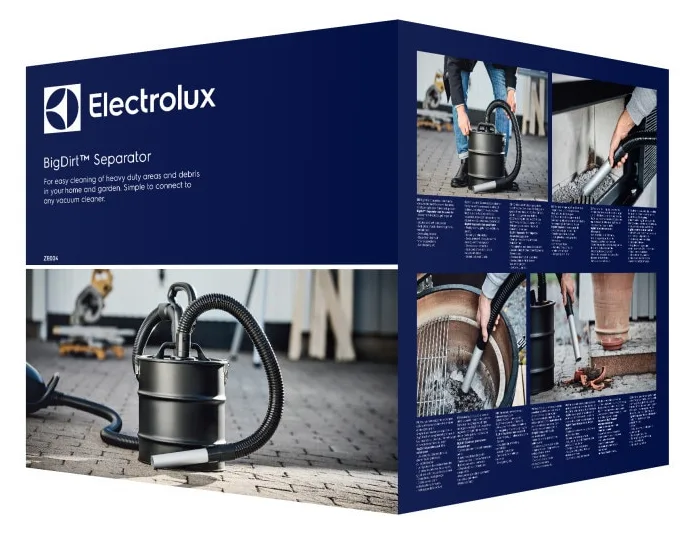 Electrolux ZE004 Bigdirt - Universal - Ascheseparator - Schwarz - 5000 ml - 20 l - 1 Stück(e), Ansicht 3