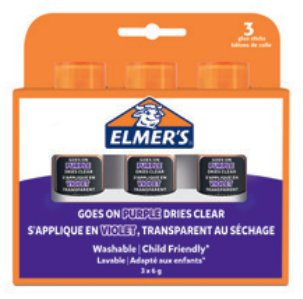 Elmers Elmer's DISAPPEARING PURPLE - Trocken - Klebestift - 6 g - 3 Stück(e) - Box