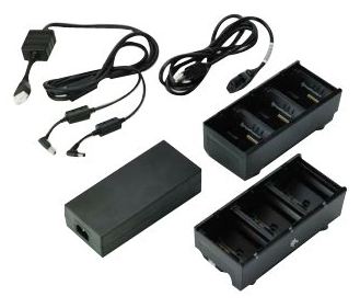 Zebra Dual 3-Slot Battery Charger Connected via Y Cable von LumaTech
