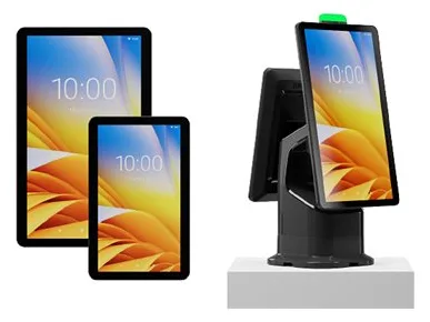 Zebra KC50 - Kiosk - 1 5430 - RAM 6 GB - Flash 64 GB - 1GbE, Bluetooth, Wi-Fi, Bluetooth, NFC - Monitor: LED 15, Ansicht 2