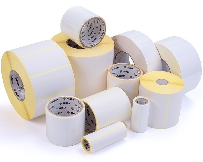 Zebra Label Paper Direct Thermal Z-Perform 1000D Uncoated Permanent