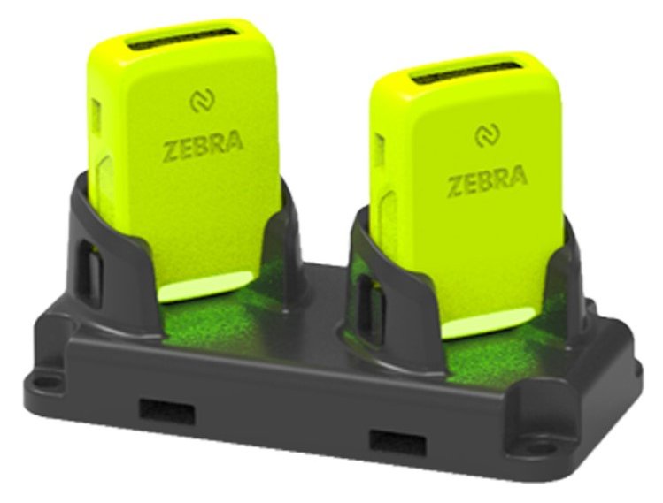 Zebra RS2100 2-Slot Scanner Charger Allows Charging of 2 Wearable Scanners