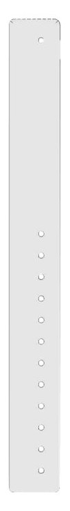 Zebra Z-Band QuickClip - Polypropylen (PP) - beschichtet - weiß - 30.16 x 279.4 mm 960 Etikett(en) (4 Rolle(n) von LumaTech