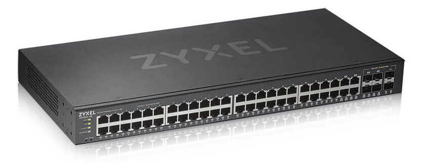 ZyXEL GS1920-48v2 - Switch - Smart - 48 x 10/100/1000 + 4 x Kombi-Gigabit-SFP + 2 x Gigabit SFP von LumaTech