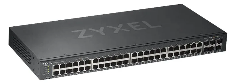 ZyXEL GS1920-48v2 - Switch - Smart - 48 x 10/100/1000 + 4 x Kombi-Gigabit-SFP + 2 x Gigabit SFP, Ansicht 4