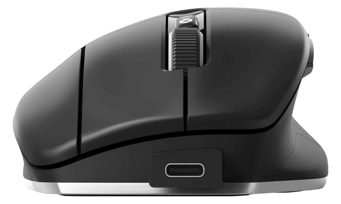 3Dconnexion CadMouse Pro Wireless - Maus - ergonomisch - 7 Tasten - kabellos - Bluetooth, 2.4 GHz - kabelloser Empfänger, Ansicht 4